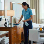 modern hotel management systems, customer service best practices, and international hospitality standards