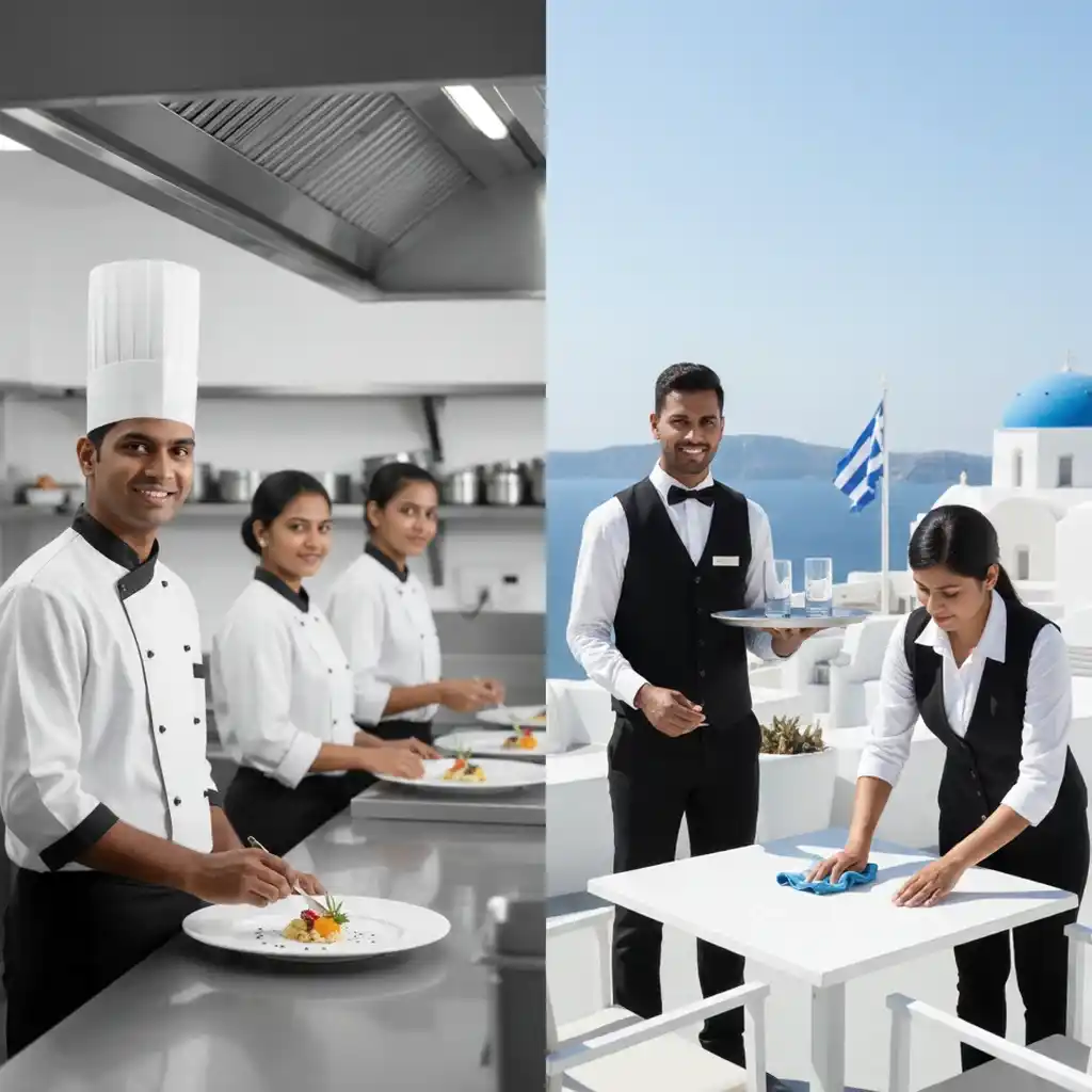 trained and dedicated Indian workers