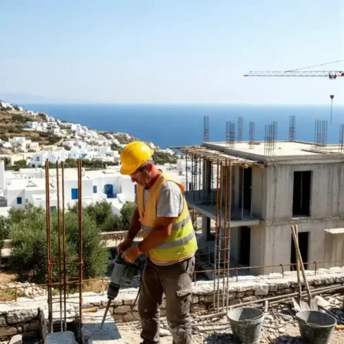 full-time construction helper job in Greece