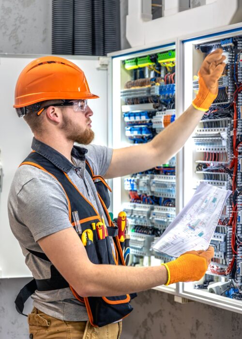 electrician-working